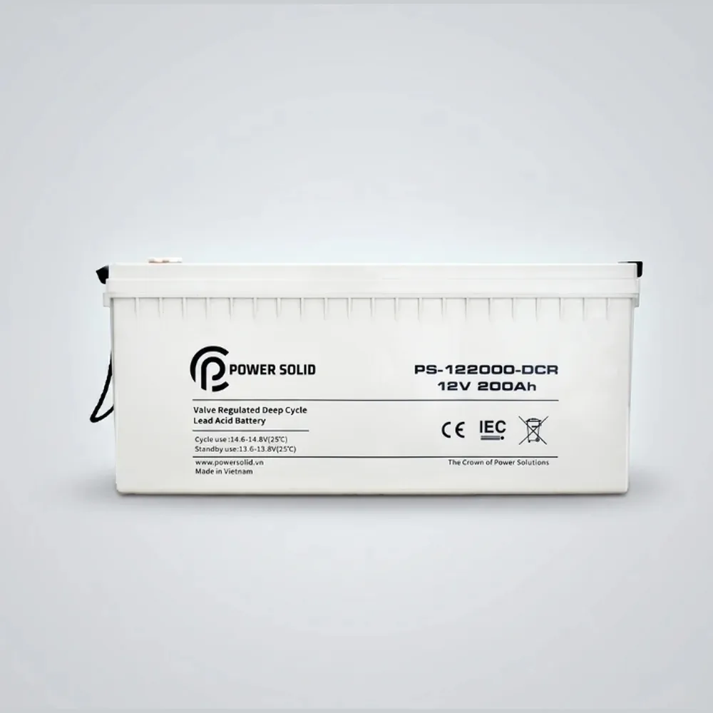 باتری دیپ‌سایکل پاور سولید ۱۲ ولت ۲۰۰ آمپرساعت مدل PS-122000-DCR