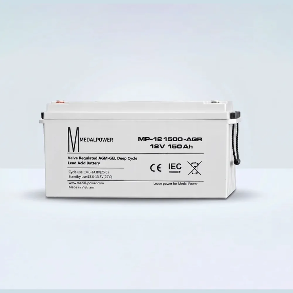 باتری ژل مدال پاور ۱۲ ولت ۱۵۰ آمپرساعت مدل MP-121500-AGR