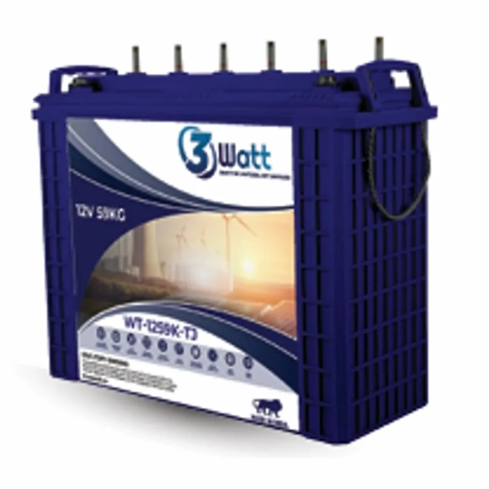 باتری تیوبولار تری وات ۱۲ ولت مدل WT-1259K-T3
